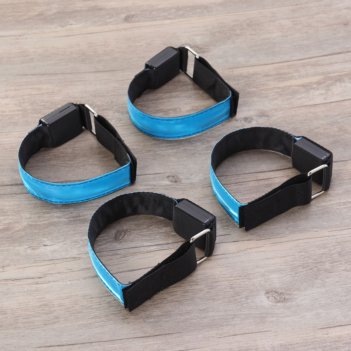 Running Gear Design - 4Pcs LED Armband with Auto Curl