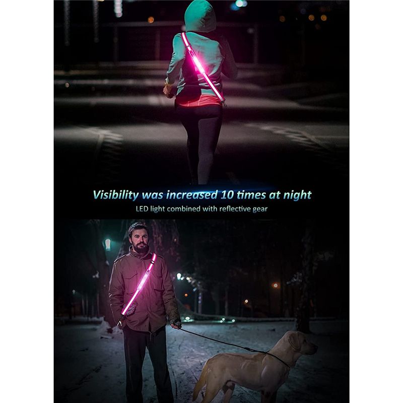 ABXY LED Reflective Belt Walki - огляд і ціна Running Gear At Night
