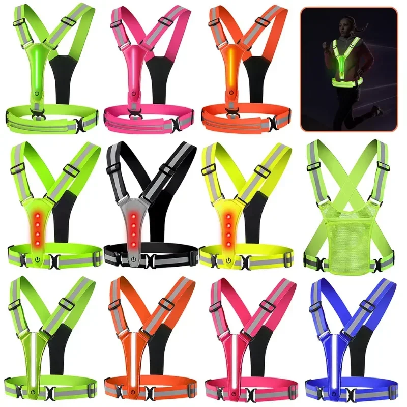 LED Reflective Vest Running Ge - огляд і ціна Reflective Running Gear Vest