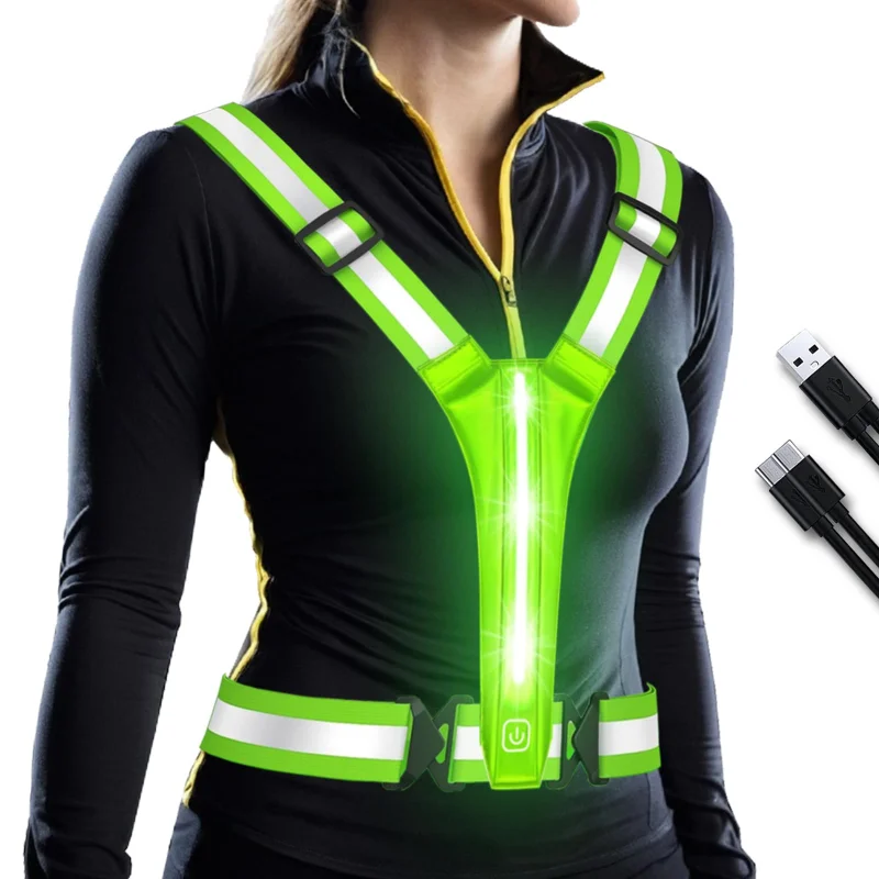 LED Reflective Vest Running Ge - огляд і ціна Reflective Running Gear Vest