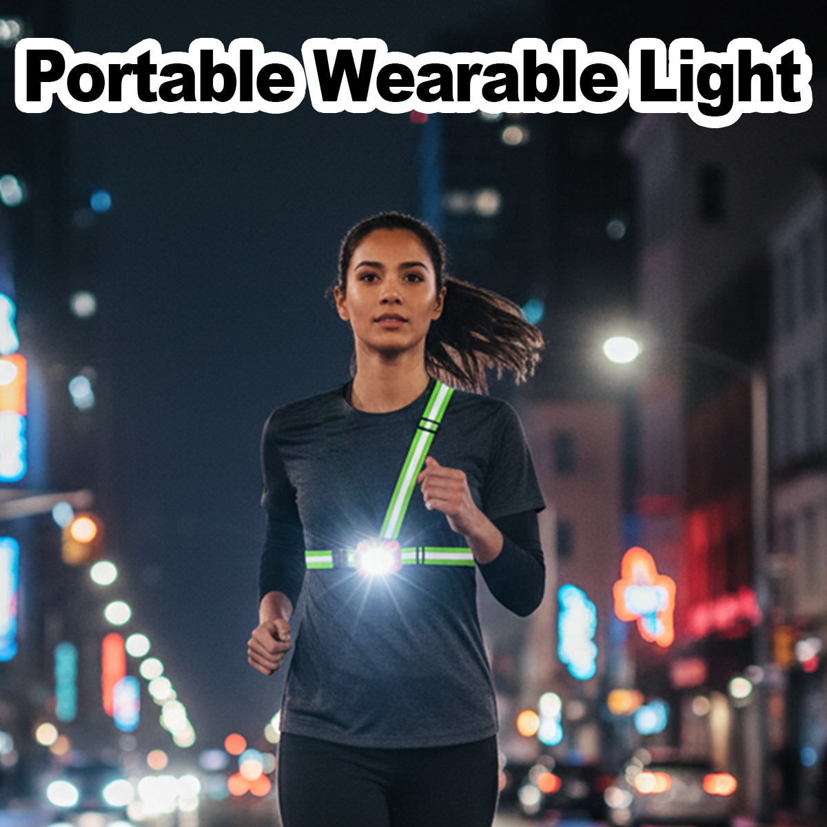 Running Light USB Rechargeable - огляд і ціна Reflective Running Gear Vest