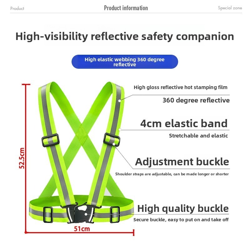 Adjustable Lightweight Reflect - огляд і ціна Reflective Running Gear Vest