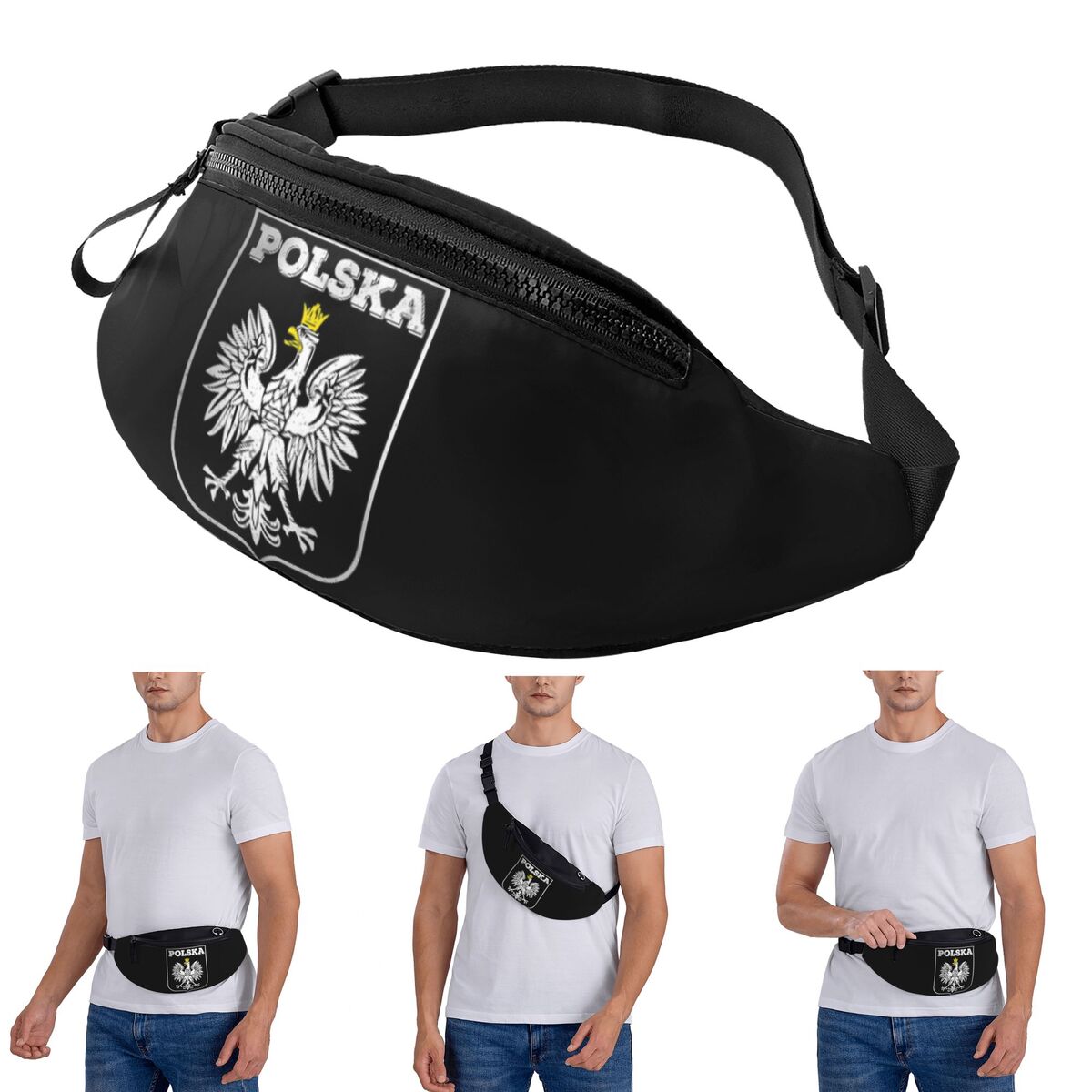 Crossbody Waist Bag Polska Log - огляд і ціна Running Gear Logos