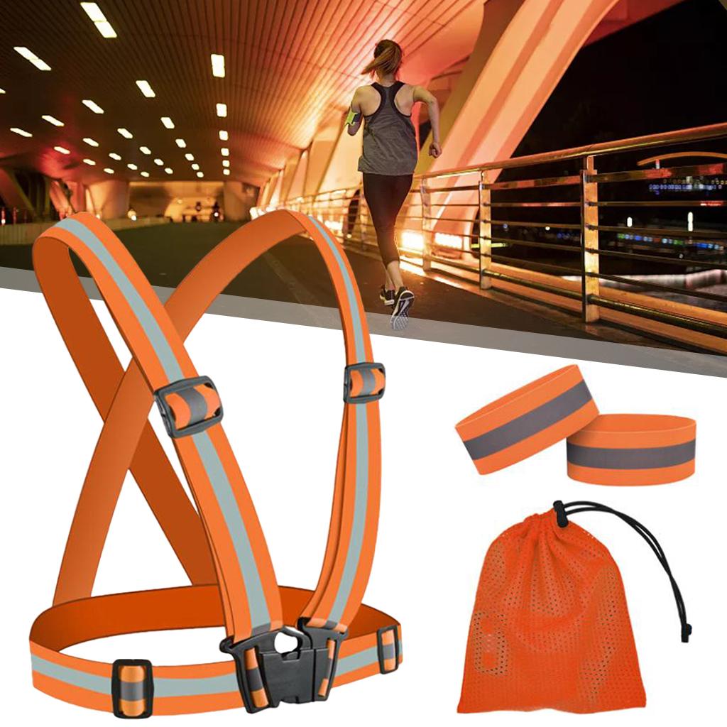 Running Reflective Adjustable  - огляд і ціна Reflective Running Gear Vest