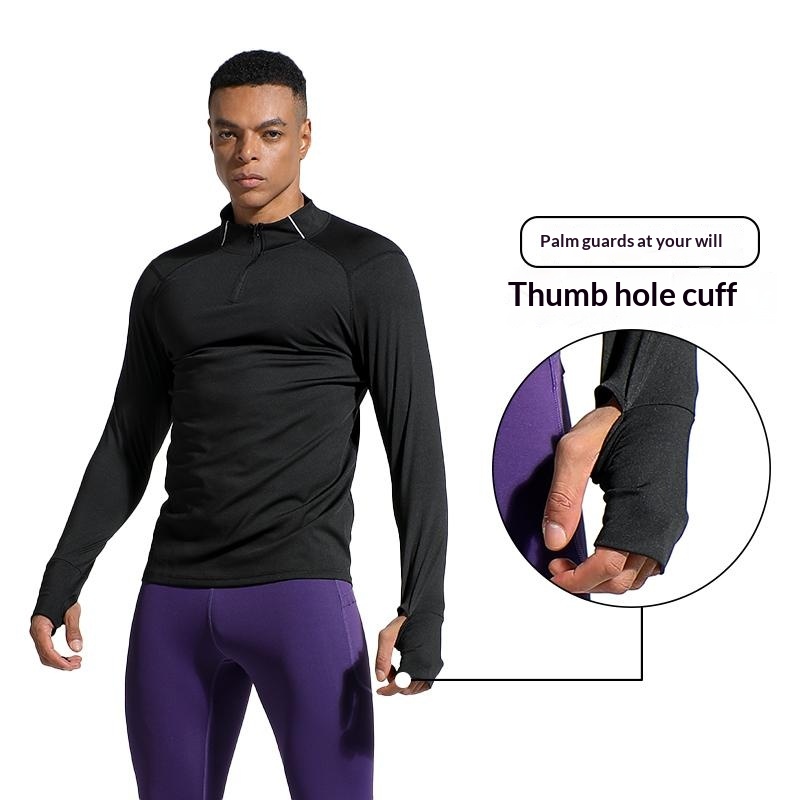 Men's Finger Hole Design Fall  - огляд і ціна Running Gear Winter