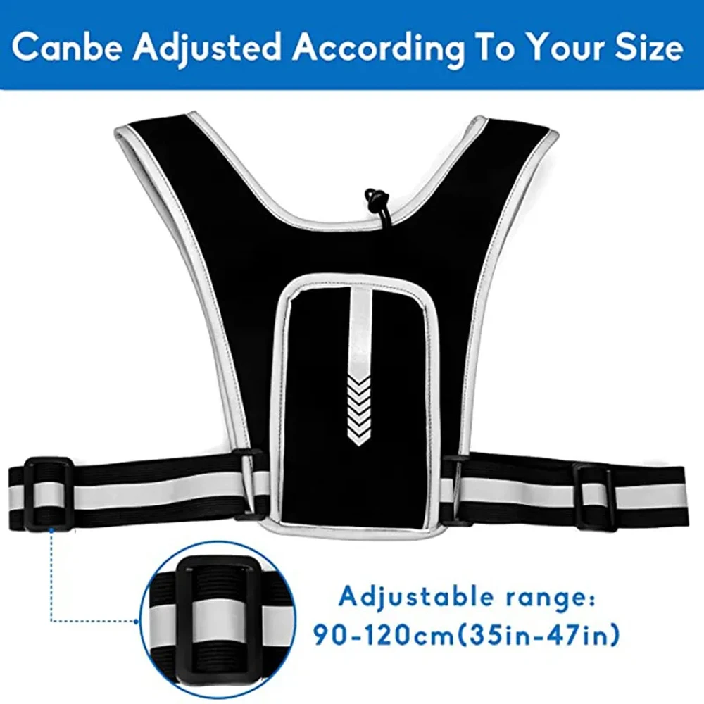 Running Vest Phone Holder for  - огляд і ціна Reflective Running Gear Vest