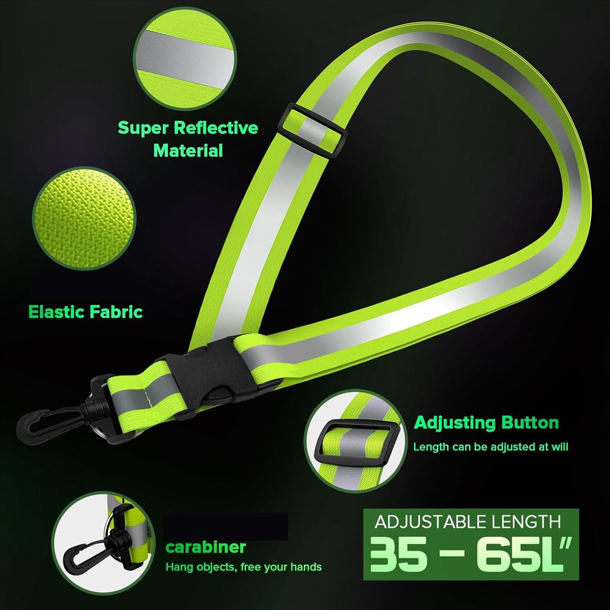 ABXY Reflective Sash for Walki - огляд і ціна Running Gear At Night